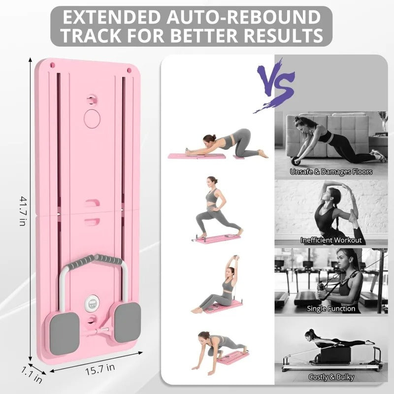 Pilates Reformer Foldable – VETETIMA GLOW LINE