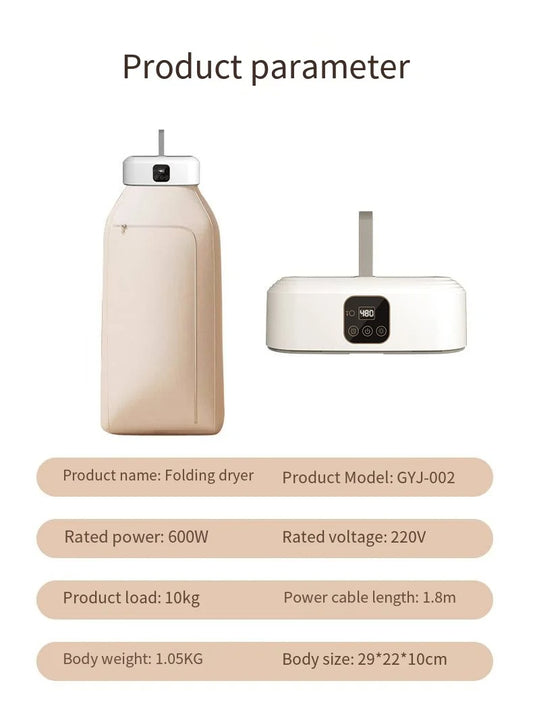 👕⚡ Tharëse Elektrike Portative – E Palosshme & Automatikisht e Lehtë për Përdorim